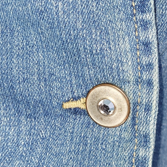 St. John's Bay Blue Denim Jacket - Picture 6 of 9